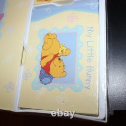 Coffret cadeau de naissance Disney Winnie l’ourson de 1996, scellé : livre de souvenirs + album photo + bloc-notes