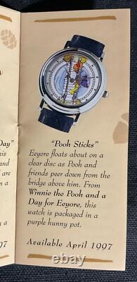 Collection de montres Winnie l'Ourson Disney'97 Pot de miel Une journée pour Bourriquet -Ex