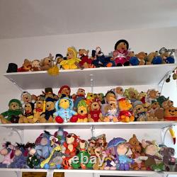 Collection de peluches en sac de haricots Disney Winnie l’Ourson et ses amis 2000 lot de collection