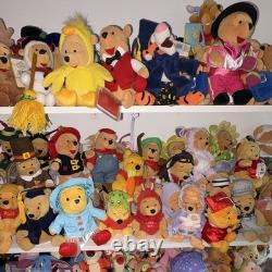 Collection de peluches en sac de haricots Disney Winnie l’Ourson et ses amis 2000 lot de collection