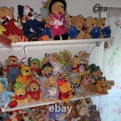Collection de peluches en sac de haricots Disney Winnie l’Ourson et ses amis 2000 lot de collection