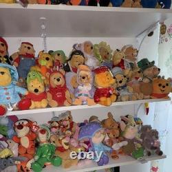 Collection de peluches en sac de haricots Disney Winnie l’Ourson et ses amis 2000 lot de collection
