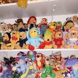 Collection de peluches en sac de haricots Disney Winnie l’Ourson et ses amis 2000 lot de collection