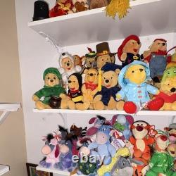 Collection de peluches en sac de haricots Disney Winnie l’Ourson et ses amis 2000 lot de collection