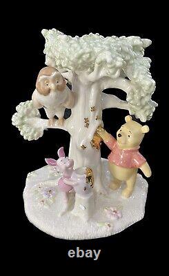 Collections Lenox Bougeoirs pour pique-nique de Winnie l'Ourson Collection Disney Pooh sculpturale