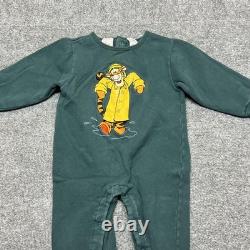 Combinaison en polaire vintage The Disney Store pour garçon, 24 mois, verte, Tigger, une pièce