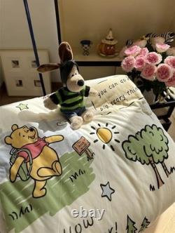 Couette Winnie l'Ourson Disney Full Queen en coton, couverture de qualité supérieure pour literie