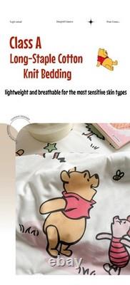 Couette Winnie l'Ourson Disney Full Queen en coton, couverture de qualité supérieure pour literie