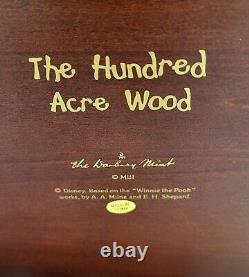 Danbury Mint Disney 100 Acre Wood Scene Winnie The Pooh 14 Eeyore Tigger Dommages