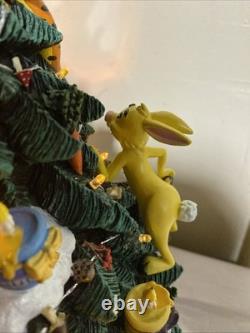 Danbury Mint L'arbre de Noël Winnie l'Ourson, éclairé, Disney, Tigrou, Bourriquet