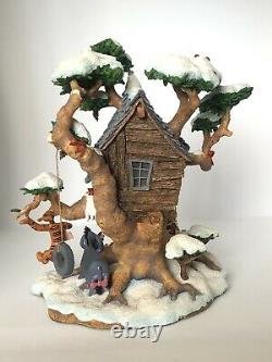 Danbury Mint Tiggers Fête De Noël Disney Tree House Affichage Pooh Personnages
