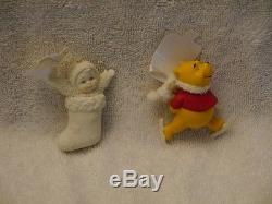 Dept 56 Snowbabies Une Porcelaine De Noël Pooh Très Winnie L'ourson Winnie L'ourson Nib