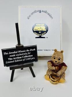 Disney Arribas Brothers Limited Edition Winnie The Pooh Avec Pot De Miel & Affichage