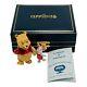 Disney Arribas Swarovski Crystals Figurine Winnie L'ourson Et Porcinet Neuf Dans La BoÎte