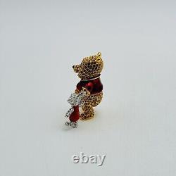 Disney Arribas Swarovski Crystals Figurine Winnie l'Ourson et Porcinet NEUF DANS LA BOÎTE