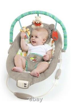 Disney Baby Winnie The Pooh Bouncer, 7 Melodies, 3 Jouets D'heure De Jeu (a)