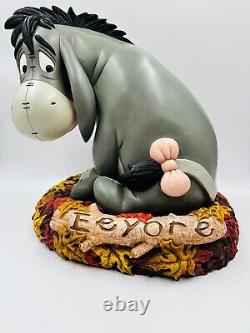 Disney Big Figurine Statue Winnie The Pooh Eeyore No Box Richard Sznerch Figurine