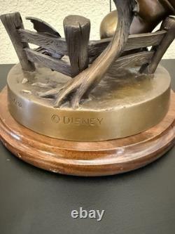 Disney Bill Toma Winnie l’Ourson Journée venteuse Sculpture en bronze Le n° 9/250 Rare
