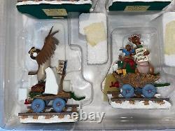 Disney Bourriquet Winnie L'ourson & Les Amis Train de Noël Danbury Mint
