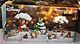 Disney Christmas In The 100 Acre Wood Lighted Village 8 Piece Set Pre-owned