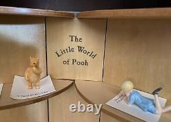 Disney Classic Pooh Miniatures Avec Vitrine En Forme De Livre Michel & Co