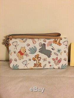 Disney Dooney & Bourke Winnie L'ourson Tigrou Bourriquet Wallet Wristlet & Epla