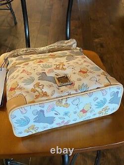 Disney Dooney & Bourke Winnie Le Pooh Crossbody Letter Carrier Purse Bag Nouveau
