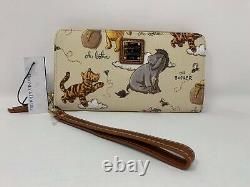 Disney Dooney Et & Bourke Winnie The Pooh Wristlet Wallet Eeyore Piglet Tigger