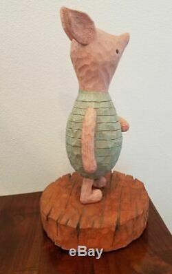 Disney Figure Winnie L'ourson Porcinet Classique Grande Statue De Figurine Figurine 75ème Rare