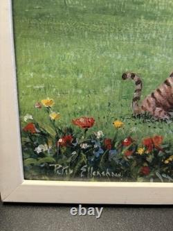 Disney Gallery Peter Ellenshaw 26x16 Imprimé de Jardin de Winnie l'Ourson VINTAGE
