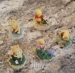 Disney Lenox Winnie The Pooh Pépinière Avec 24 Figurines Honey Pot Mirror