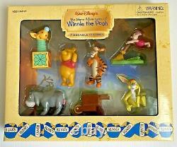 Disney Les Nombreuses Aventures De Winnie The Pooh Poseable Figurines Set Cake Toppers