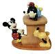 Disney Mickey Minnie & Pluto Piano Cookie Jar Nouveau! Rare Retraité Vintage Dans La Boîte