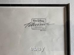 Disney Nouvelles Aventures Winnie L'Ourson Orig Cel + Dessin de Nettoyage Porcinet Roo