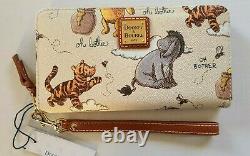 Disney Parks Dooney & Bourke 2020 Winnie The Pooh Wristlet Wallet Eeyore Tigger
