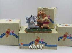 Disney Pooh & Amis Sagesses Simples De La Forêt Figurine Ensemble De 4 En Boîtes