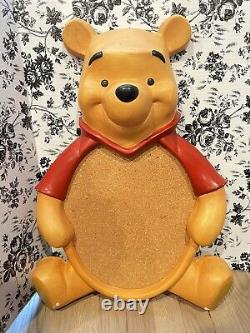 Disney Pooh Panneau de liège Jcpenny Décoration vintage pour la maison Difficile à trouver Rare 23x14 Lire