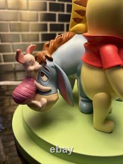 Disney Store Winnie Le Pooh Eeyore Piglet Tigger Figurine Table De Chevet Lampe