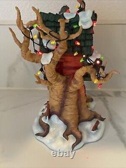 Disney Tigger Maison de l'arbre de Noël illuminée - Winnie l'ourson Vintage Rare