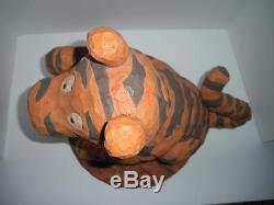 Disney Tigger Winnie L'ourson Big Fig Avec Base Grande Statue Énorme Figure 75e Rare