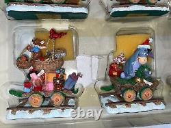 Disney Tigger Winnie l'ourson et ses amis ensemble de train de Noël Danbury Mint