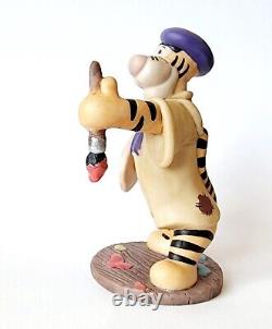 Disney Tigrou Artiste Peintre Oeuvres Figurine de Winnie l'Ourson avec un Béret - RARE