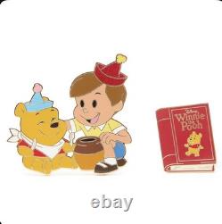 Disney Winnie L'Ourson Christopher Robin Ensemble de 2 Pins de la Forêt des Cent Acres #12 PRÉCOMMANDE