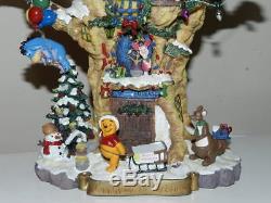 Disney Winnie L'ourson Compte À Rebours Pour La Sculpture D'arbre De Noël Bradford Exchange
