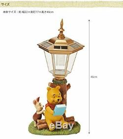 Disney Winnie L'ourson Et Le Cochon Figure Solarlight Lampe D'ornement De Jardin Setocraft