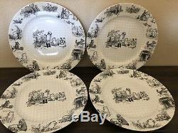 Disney Winnie L'ourson Sketchbook 16 Pces Dîner Et Salade Assiettes Bols Mugs