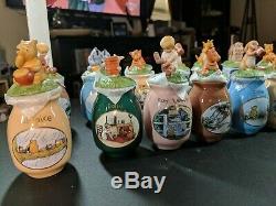 Disney Winnie L'ourson Spice Jars, Un Ensemble De 22