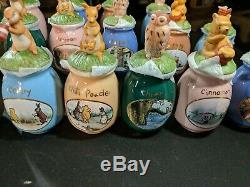 Disney Winnie L'ourson Spice Jars, Un Ensemble De 22