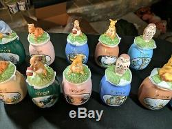 Disney Winnie L'ourson Spice Jars, Un Ensemble De 22