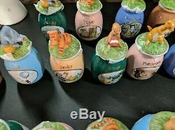Disney Winnie L'ourson Spice Jars, Un Ensemble De 22